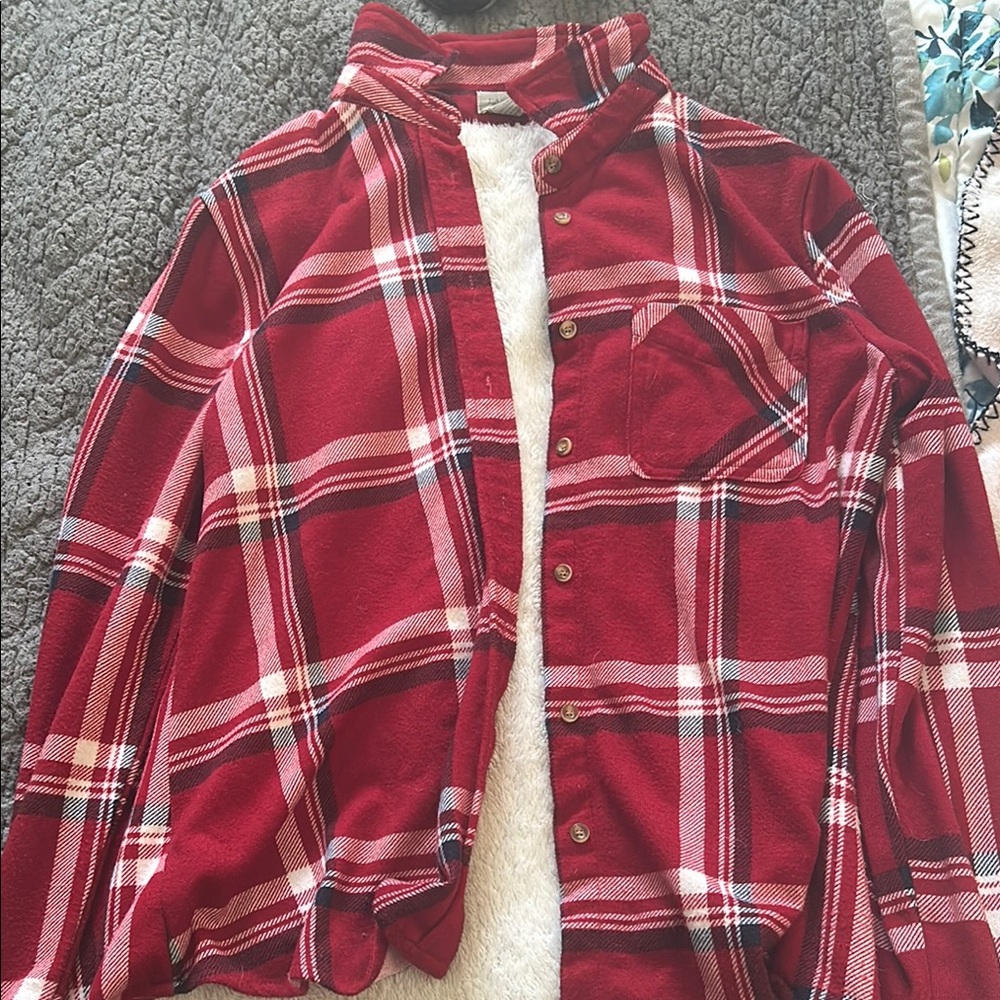 Red Plaid Women's Jacket